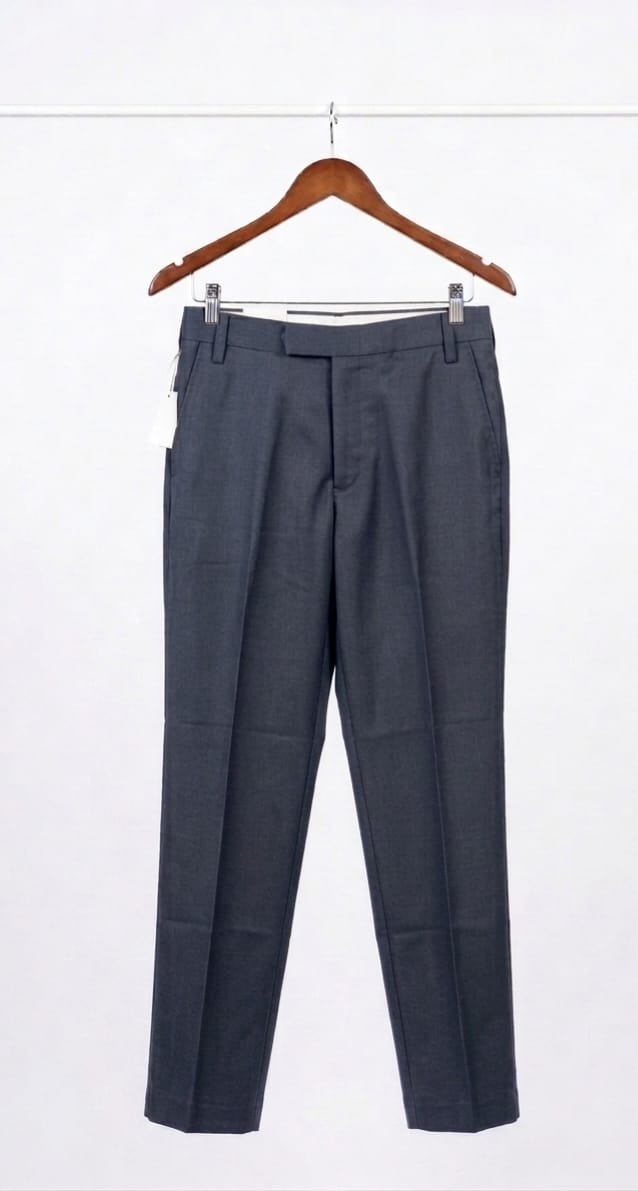Belt trousers navy blue
